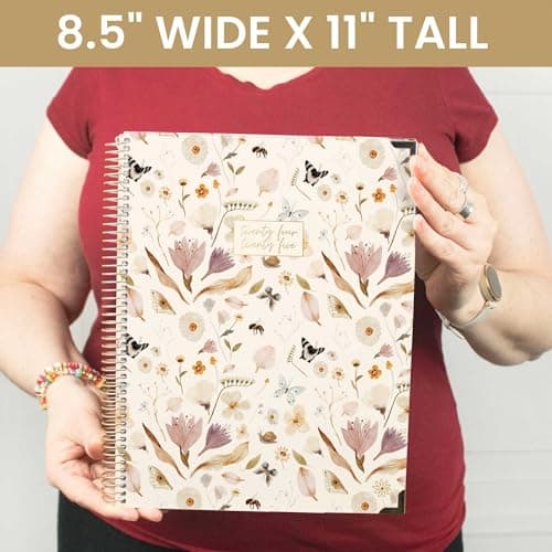 HARDCOVER bloom daily planners 2024-2025 (8.5" x 11") Academic Year Day Planner (July 2024 - July 2025) - Passion/Goal Organizer - Monthly & Weekly Inspirational Agenda Book - Butterfly Garden 6