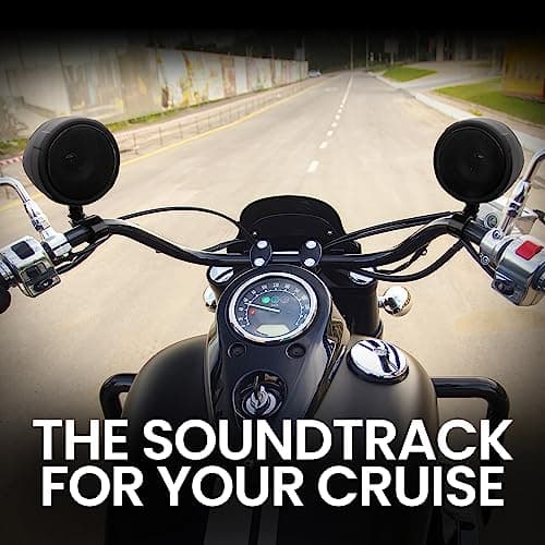 BOSS Audio Systems MCBK425BA 3 Inch Motorcycle Speakers – Built-in Bluetooth Amplifier, Weatherproof, Volume Control, ATV UTV Compatible 5