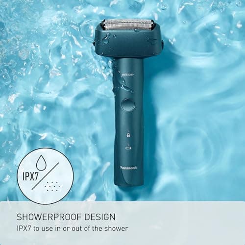 Panasonic Electric Razor for Men, Wet Dry Shaver with 3-Blade Cutting System, Ergonomic Handle and USB-C Charging- ES-RM3B-A 5