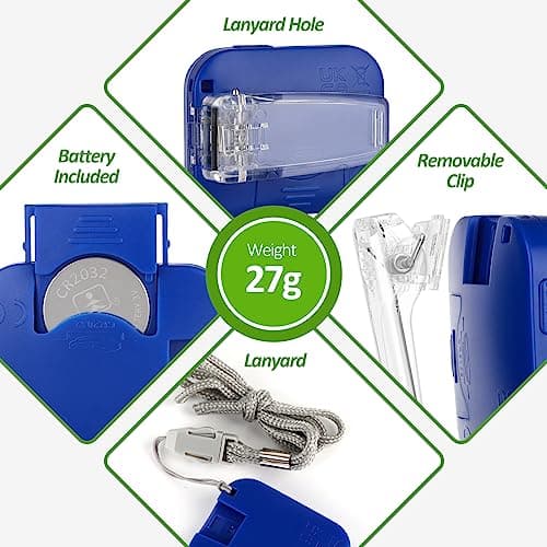 3D Pedometer for Walking, Simple Step Counter for Walking with Removable Clip and Lanyard, Accurate Pedometers for Steps, Step Tracker with Large Display for Men Women and Kids (Blue) 5