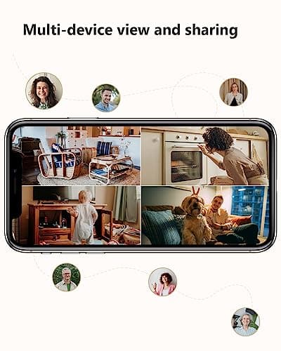 Imou 2K WiFi Security Camera Indoor Pet Dog Baby Camera with AI Human/Motion/Sound Detection, 360° Wireless IP Home Security Camera, Smart Tracking, Siren, Night Vision, 2-Way Audio, Works with Alexa 8