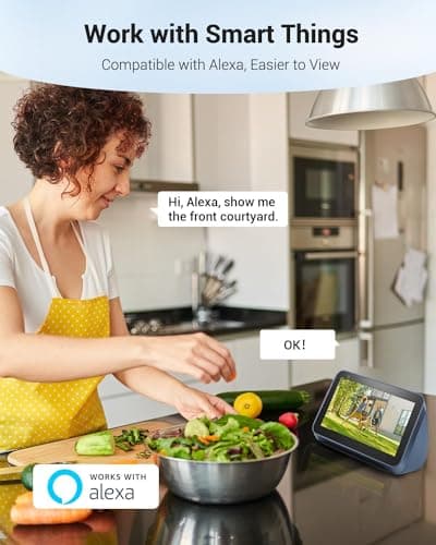 Solar Security Cameras Wireless Outdoor, 2K WiFi Cameras for Home Security, 360° PTZ Surveillance Camera with PIR, Color Night Vision, 2-Way Talk, IP66 Waterproof, SD/Cloud, Work with Alexa (2 Pack) 9