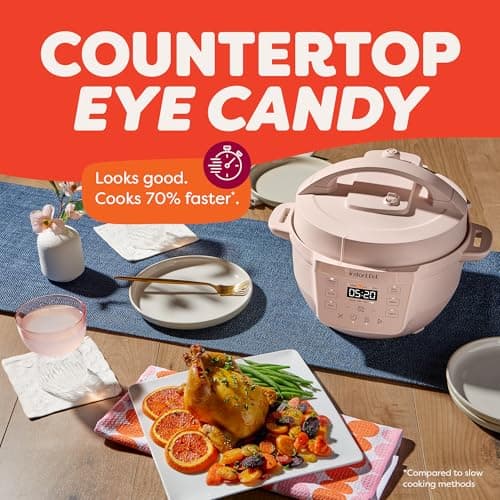 Instant Pot 4QT RIO Mini 7-in-1 Multi-Cooker, Pressure Cooker, Slow cook, Sauté, Steam, Rice Maker, Yogurt, & Warmer, Rosewater, 4 Quarts 9