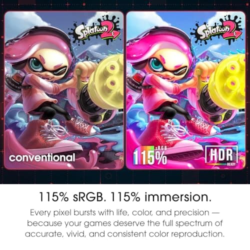 Sceptre New 32-inch 2K QHD Prime Gaming Monitor 2560 x 1440 up to 210Hz sRGB 115% 1ms DisplayPort HDMI Type-C Build-in Speakers, Machine Black 2026 ((E325B-QW200D Series) 7