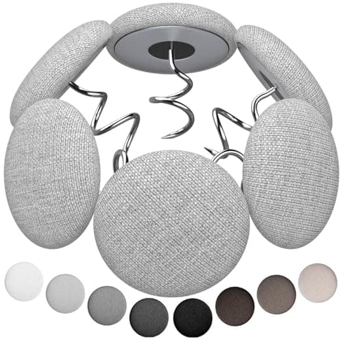 Fabric Covered Twist Pins for Upholstery, 8 Colors, Button Pins for Sofa, Bed Skirts, Slipcovers (12 Light Gray)