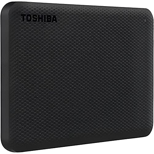Toshiba Canvio Advance 1TB Portable External Hard Drive USB 3.0, Black - HDTCA10XK3AA