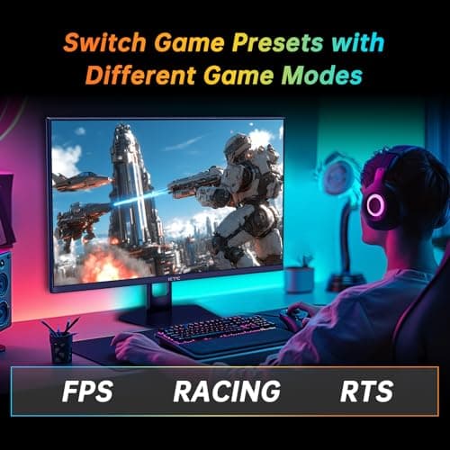 KTC 27 Inch 280Hz Gaming Monitor, FHD 1080P 240Hz PC Computer Monitor, Fast VA Panel, 1ms GTG, FreeSync G-Sync Compatible, HDR Support, 126% sRGB, HDMI and Displayport Inputs, H27E22P 8