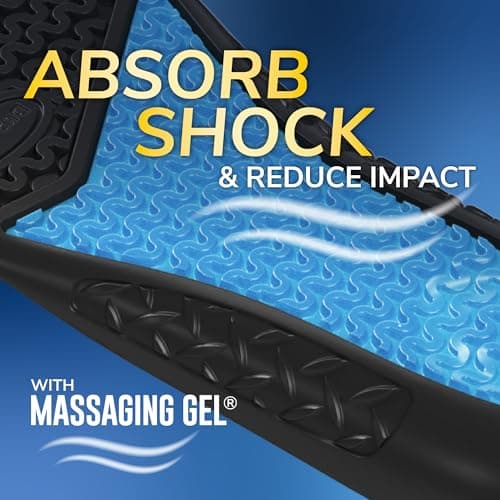 Work All-Day Superior Comfort Insoles (with) Massaging Gel, Women, 1 Pair, Trim to Fit 5