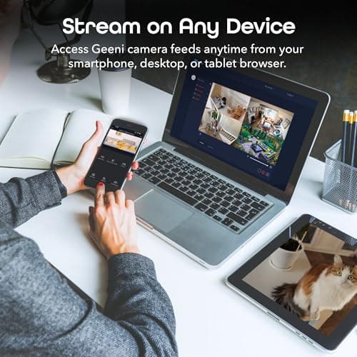 Geeni Smart Wi-Fi Security Camera with Night Vision: 1080p HD Indoor Surveillance, Motion Detection, Two-Way Audio & Alexa Compatible 8