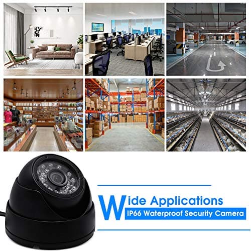 SVPRO Outdoor USB Camera 1080P Full HD Waterproof Night Vision Camera with Infrared LEDs,USB Security Camera for Home Surveillance System 30/60/120fps OV2710 Dome Camera with IR-Cut&Metal Housing 8