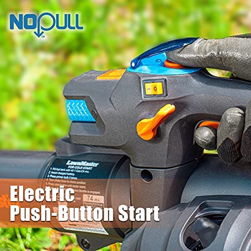 LawnMaster No-Pull Leaf Blower Gas-Powered with Electric Start Variable Speed & Cruise Control,26 cc 2-Cycle Engine, Class Leading 350CFM,200MPH, (NPTBL26A) 7