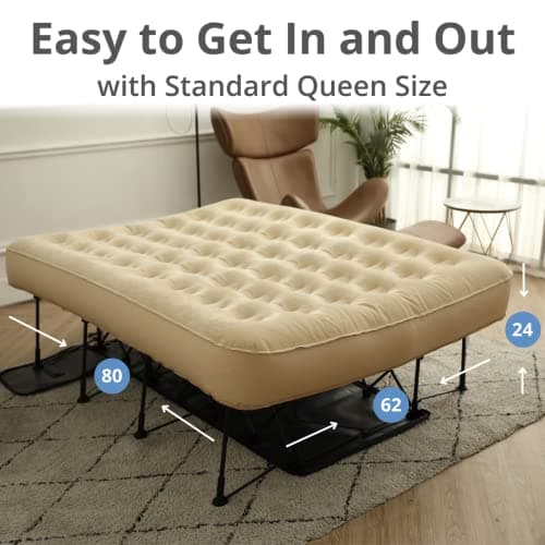 Simpli Comfy Queen EZ Bed Self-Inflating Air Mattress (03.Queen-II) 6