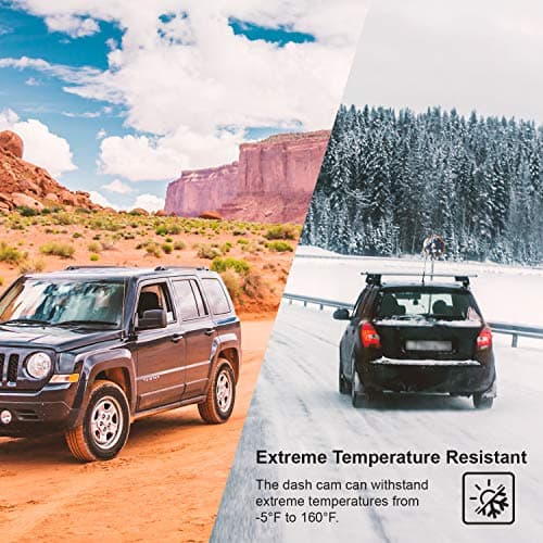 Rexing V1 Basic Dash Cam 1080P FHD DVR Car Driving Recorder, 2.4" LCD Screen 170°Wide Angle, G-Sensor, WDR, Parking Monitor, Loop Recording 6