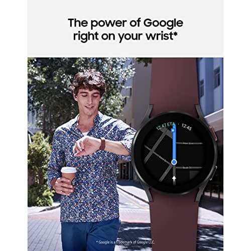 Samsung Galaxy Watch 4 40mm Bluetooth Smartwatch with ECG Heart Monitor, Tracker for Health, Fitness, Running, Sleep Tracking, GPS Fall Detection, US Version, SM-R860NZKAXAA, Black 8