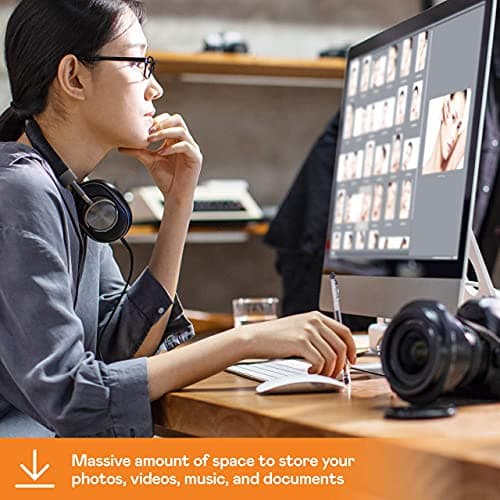 Western Digital 4TB My Book Desktop External Hard Drive, USB 3.0, External HDD with Password Protection and Backup Software - WDBBGB0040HBK-NESN 3