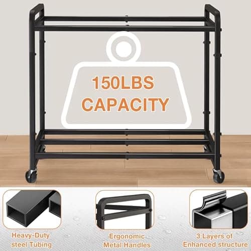 60 Gal (230L) Laundry Sorter 3 Section with Lid, Laundry Hamper Cart with Heavy Duty Rolling Lockable Wheels and Metal Handle,Laundry Basket Organizer with Removable Bag for Laundry Room - White 5