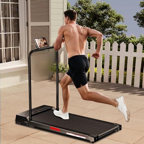 FutureGlide Walking Pad Treadmill, 3.0 HP Under Desk Treadmill, 3 in 1 Foldable Treadmills for Home, Walking Pad with Handle Bar for Walking and Jogging, with Remote Control & LED Display 9