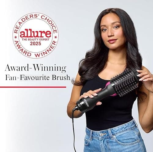 REVLON 1100 Watt 3 Heat 2 Speed Pro Collection One Step Ionic Hair Dryer and Volumizer 6