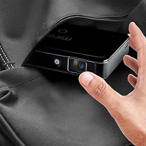 Miroir M220 HD Pro Portable 720p Projector – Auto Focus & Keystone, USB-C Video & Charging, HDMI Input, Built-in Battery, 100" Display, Compact & Travel-Friendly 5