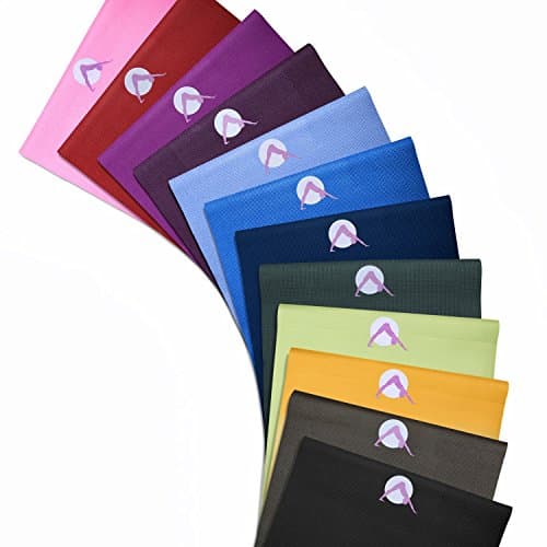 AURORAE Classic/Printed Extra Thick and Long Yoga Mat. Slip Free Rosin included 8