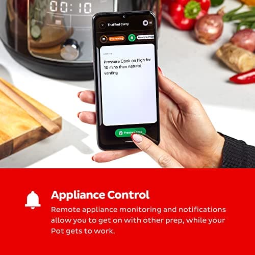 Instant Pot Pro Plus Wi-Fi Smart 10-in-1, Pressure Cooker, Slow Cooker, Rice Cooker, Steamer, Sauté Pan, Yogurt Maker, Warmer, Canning Pot, Sous Vide, Includes App with Over 800 Recipes, 6 Quart 6