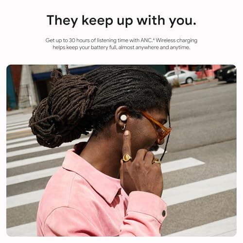 Google Pixel Buds Pro 2 - Wireless Earbuds with Active Noise Cancellation – Bluetooth Headphones - Porcelain 7