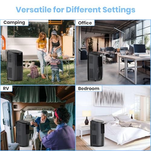 TOSOT 10,200BTU (6,200 BTU SACC) Portable Air Conditioner, Smart Wifi Control, AC Unit with Dehumidifier, Fan, Window Kit for Easy Installation, Cool Rooms Up to 400 Square Feet, Shiny Series 8