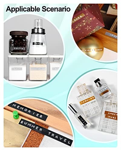 Embossing Label Maker, Omega S Vintage Embossed Label Maker, Retro Embosser Labeler with 6 Rolls 3D Embossing Label Tapes, Old School Label Printer, Waterproof for Home Office Kids DIY Crafting, Green 6