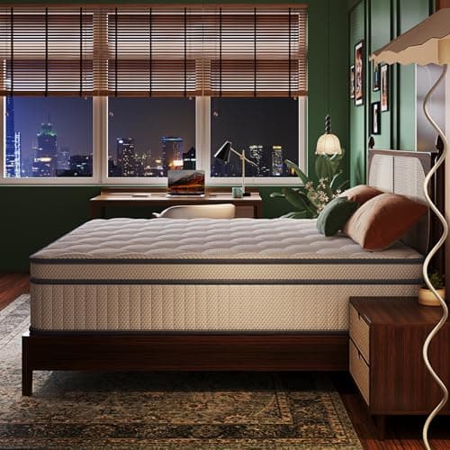 Gsleepee Queen Mattress, 10 Inch Queen Size Mattresses in a Box, Gel Memory Foam Hybrid Mattress for Motion Isolation, Soft and Comfortable, Pressure Relief, Medium Firm Support 6