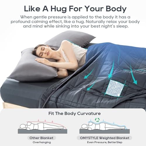 King Size Weighted Blanket 20lbs(88''x104'', Dual-Sided), Reversible King Weighted Blanket with Cozy Warm Velvet & Cooling Tencel Fabric for Adults & Couple All Season - Carry Bag Included, Dark Grey 8