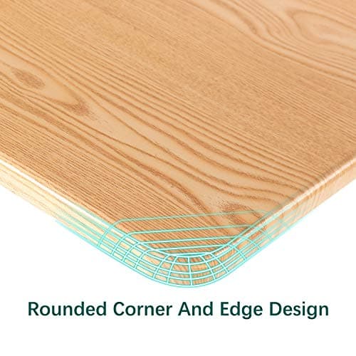 UNICOO Electric Height Adjustable 2-Tier Raising Desk with Wheels, Mobile Standing Desk with Monitor Stand, Ergonomic Adjustable Computer Table, Electric Standing Game Table for Home Office 8