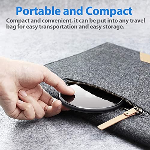 Wireless Charger for Samsung Galaxy S24/S24+/S24 Ultra/S23/S23+/S23 Ultra/S22/S22+/S22 Ultra/S21/S20/S10/S10+/S9/S9+/S8/S8+/S7, Wireless Charging Pad with QC 3.0 Adapter and 6.6ft USB-C Cable, Black 6