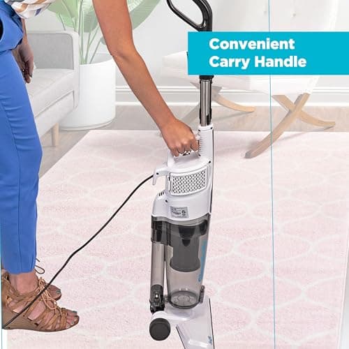 Simplicity Vacuums Corded Stick Vacuum Cleaner - Bagless, Two Speeds, HEPA Filter, Ideal for Hardwood & Tile, S60 Spiffy 8