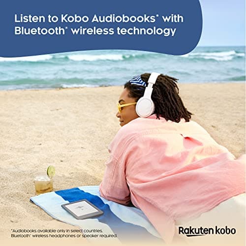 Kobo Clara 2E | eReader | Glare-Free 6” HD Touchscreen | ComfortLight PRO Blue Light Reduction | Adjustable Brightness | WiFi | 16GB of Storage | Carta E Ink Technology | Waterproof 6