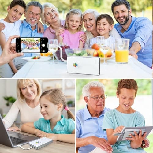 iDiskk 2TB App-le Certified External Hard Drive for iPhone 17 & iPad Android Mobile 2TB iPhone Hard Disk,MacBook and PC, Photo Stick to Backup Photos/Videos,Files for iPhone17/16/15/14 6