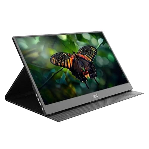 AOC 16T15 16" Class Full HD LCD Monitor - 16:9-15.6" Viewable - in-Plane Switching (IPS) Technology - 1920 x 1080-5 ms - Speakers (Renewed)