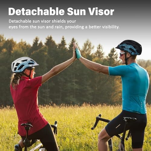 Bilaki Bike Helmet for Adults Women Men Youth Kids, Lightweight Mountain Road Bicycle Cycling Helmets with Adjustable Dial & Removable Visor 5