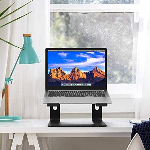 BESIGN LS03 Aluminum Laptop Stand, Ergonomic Detachable Computer Stand, Riser Holder Notebook Stand Compatible with Air, Pro, Dell, HP, Lenovo More 10-15.6" Laptops, Black 8