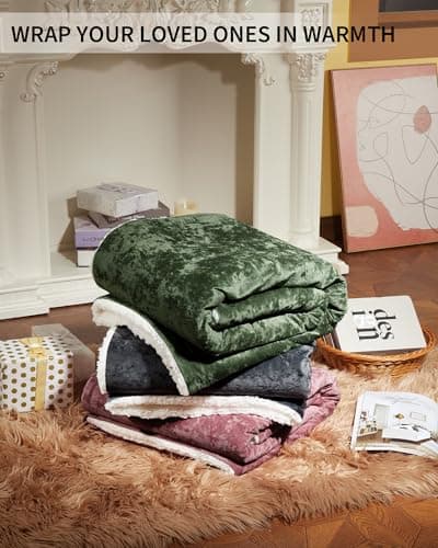 GarveeHome Electric Blanket Throw, Velvet Heated Throw Blanket, Luxury Soft Electric Heating Blankets, 4 Heat Levels & 4H Auto Off, ETL Certified, Machine Washable, 50" ×60" Green 8