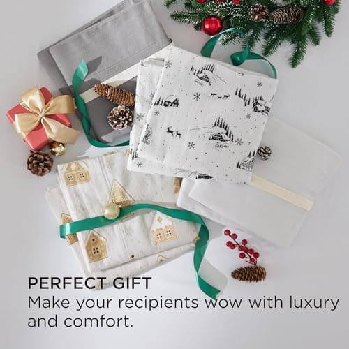 Bedsure Flannel Pillowcases Set of 2, Pure White Pillow Cases with Envelope Closure, 100% Cotton Soft & Cozy Brushed Pillow Cases, Gifts for Women,20x30 Inches 6