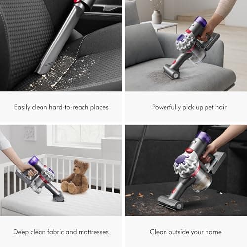 Dyson Car+Boat Handheld Vacuum, Cordless and Lightweight, Cleans Hard Surfaces and Upholstery, 115AW, 2 Power Modes, Up to 50 Minutes² 6