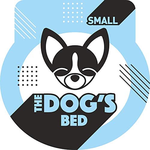 The Dog’s Bed Calming Donut Dog Bed, Plush Faux Fur Round Cuddler Nest, One-Piece Design (No Zip), Raised Bolster – Grey, Small 23" 8