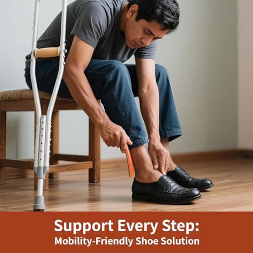 YIZIYAOH 9.05" Plastic Shoe Horn, 2 Pack (Transparent & Brown), Hanging Hole for Easy Storage, Ideal for Seniors, Pregnant, Women, Men,Kids and traveller, Protects Shoe Heel & Reduces Bending Over 7