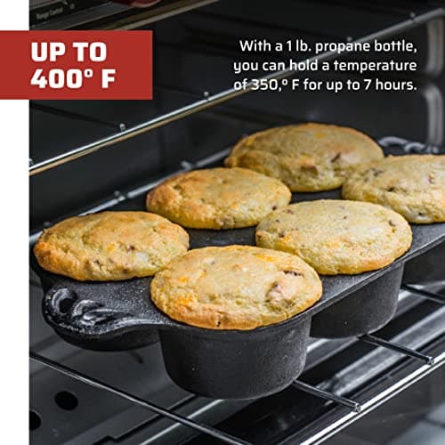 Camp Chef Outdoor Camp Oven, Black/Silver, 31" H x 24" W x 18" L 6