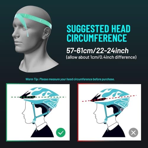 Favoto Bike Helmet - Adult Bicycle Helmet for Men Women Lightweight Cycling Helmets with Led Light Detachable Magnetic Goggles Breathable Road Bike Mountain Ebike Helmets Adjustable Dial Fit Titanium 6