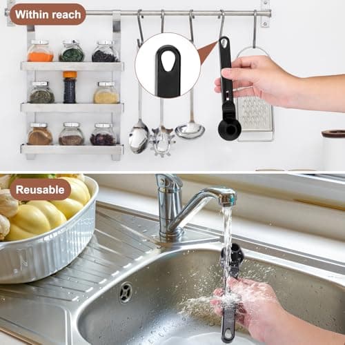 Palksky Coffee Scoop & Funnel for Reusable K Cup Refillable Coffee Pods, 2 Tablespoon Slide Coffee Measuring Funnel Scooper,1PCS 6