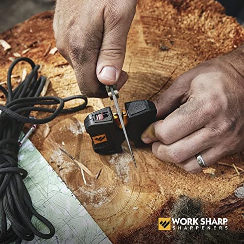 Work Sharp Portable Pivot Knife Sharpener, WSEDCPVT EDC Black 7