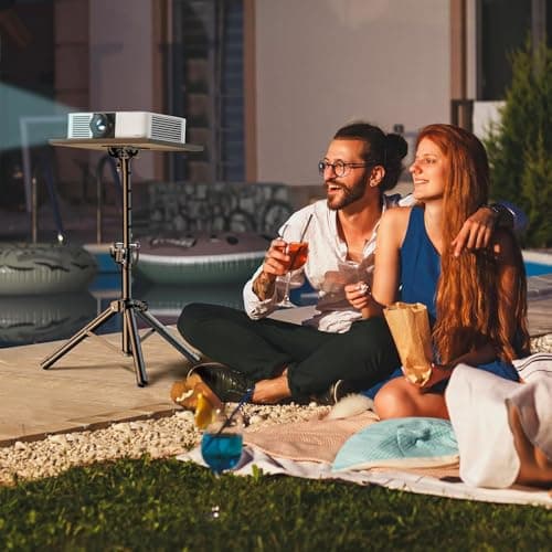 AMADA Projector Stand, Laptop Stand with Adjustable Height 22 to 36 inch, Heavy Duty Projector Mount as DJ Racks, Portable Projector Tripod Stand, Tall Floor Stand for Office, Home, Stage or Studio 8