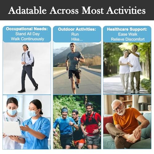 Endoto Foam Insoles for Skechers Shoes, Replacement Cushion Inserts for Men Sneakers for Foot Comfort All Day(Size:US Men10.5-EU44) 5