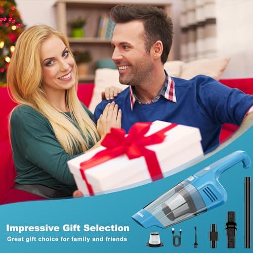 TROIZO Handheld Vacuum Cordless, 14500PA Powerful Suction Hand Held Vacuum Cleaner with Brushless Motor, Rechargeable and Portable Car Vacuum Cleaner with Multi Accessories for Home Office Car Pet 6